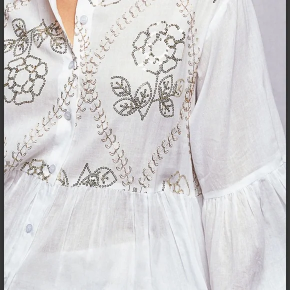 POL White Embroidered Dress - Picture 7 of 7